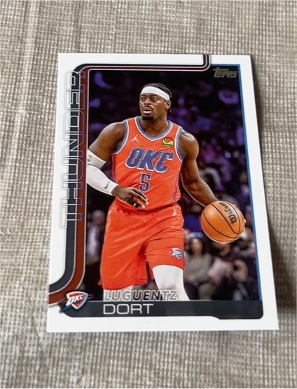 2025-26 Topps #117 Luguentz Dort — front