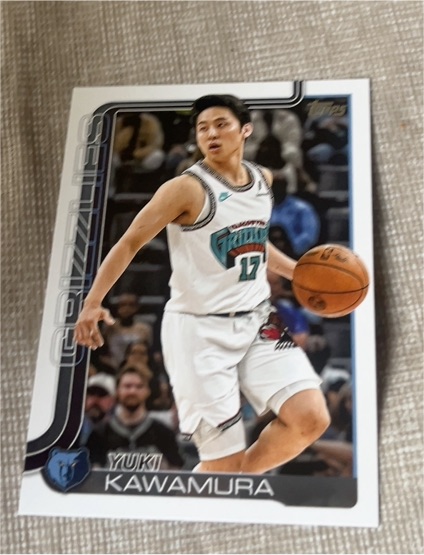 2025-26 Topps #188 Yuki Kawamura — front