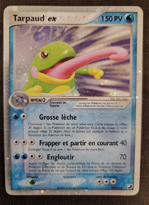 2006 Pokémon Unseen Forces #107 Tarpaud ex — front