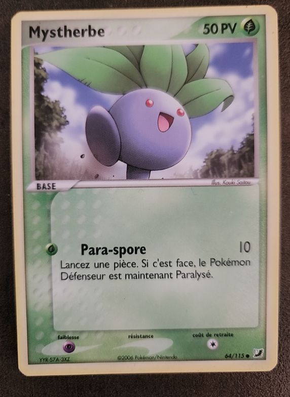2006 Pokémon #64 Mystherbe — front