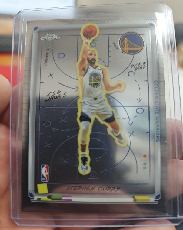 2025-26 Topps Chrome Basketball #XW-5 Stephen Curry X's and Whoa's — front