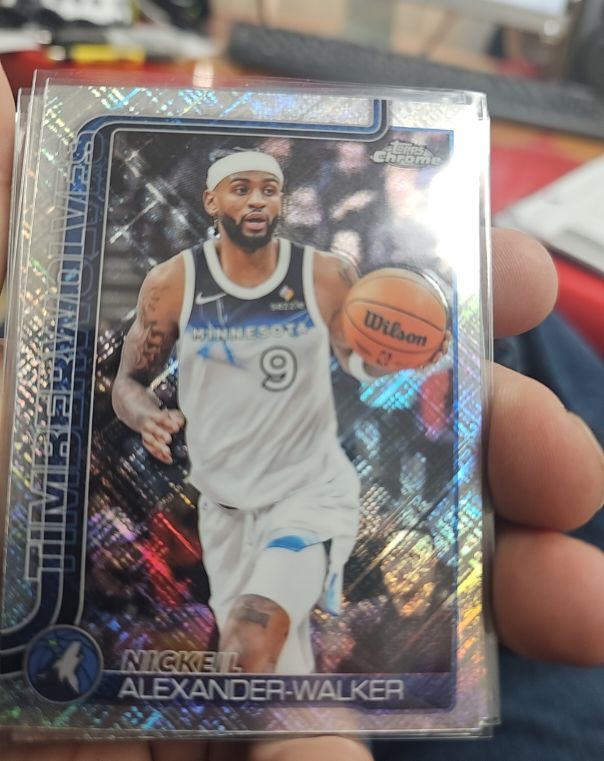 2025-26 Topps Chrome #193 Nickeil Alexander-Walker — front