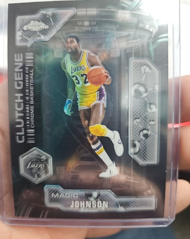 2025-26 Topps Chrome #CG-28 Magic Johnson Clutch Gene — front