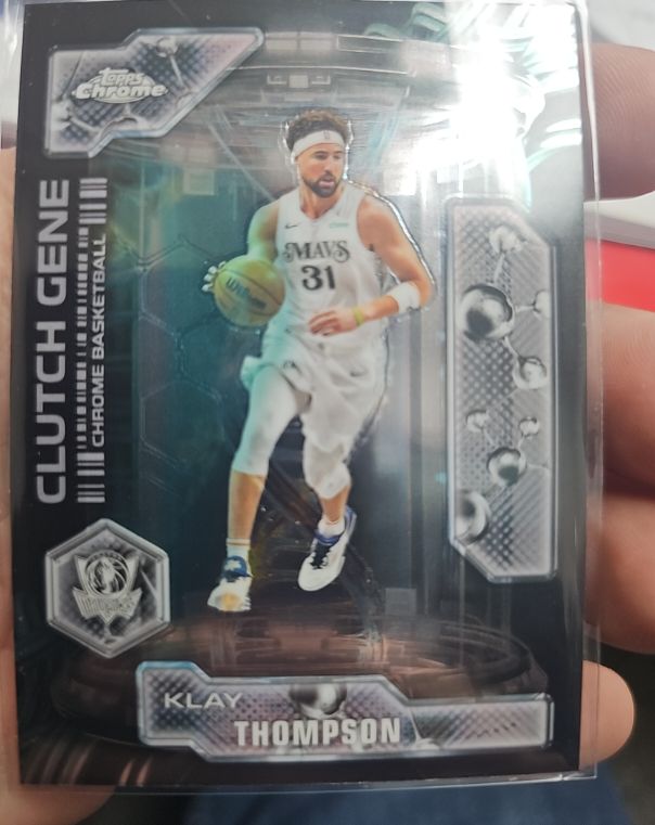 2025-26 Topps Chrome Clutch Gene #CG-13 Klay Thompson — front