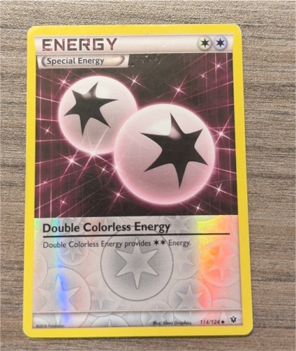 2016 Pokémon Fates Collide #114 Double Colorless Energy — front