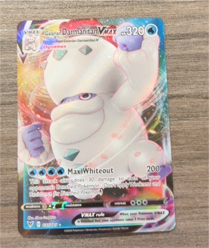 2020 Pokemon Vivid Voltage #037 Galarian Darmanitan VMAX — front