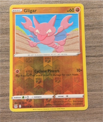 2022 Pokemon Lost Origin #095 Gligar — front