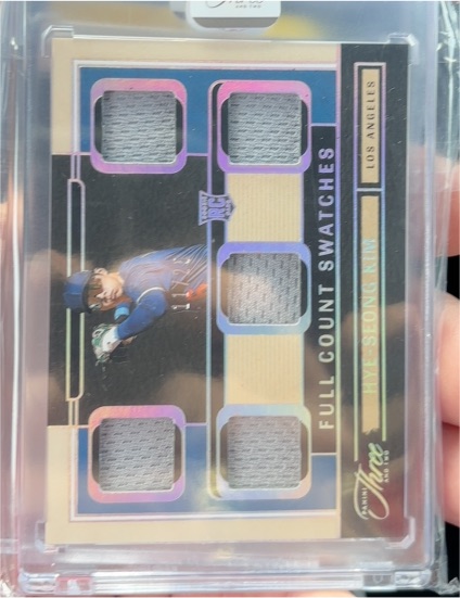 2025 Panini Three and Two #FCS-MS Mike Scioscia Full Count Swatches — front