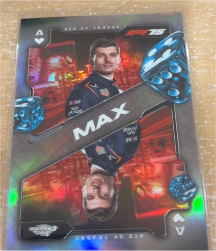 2025 Topps Chrome F1 #SCA-3 Max Verstappen Ace of Trades — front