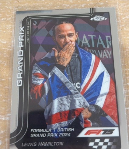 2024 Topps Chrome Formula 1 #F1-15 Lewis Hamilton — front