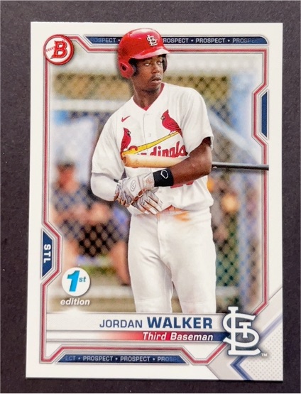 2021 Bowman 1st Edition #BFE-146 Jordan Walker — front