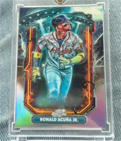 2025 Topps Cosmic Chrome #ET-17 Ronald Acuna Jr. — front