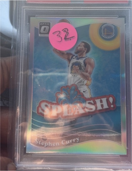 2023-24 Panini Donruss Optic #8 Stephen Curry Splash Purple Prizm — front