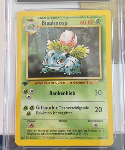 1999 Pokémon #30 Bisaknosp — front