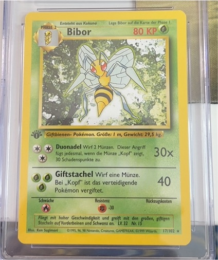 1999 Pokémon #17 Beedrill — front