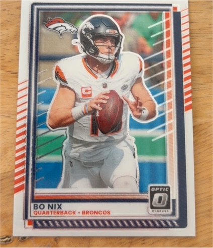 2024 Panini Donruss Optic #209 Bo Nix — front