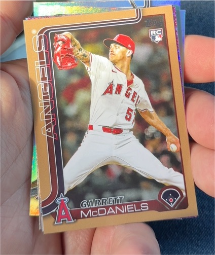 2025 Topps Update #US17 Garrett McDaniels — front