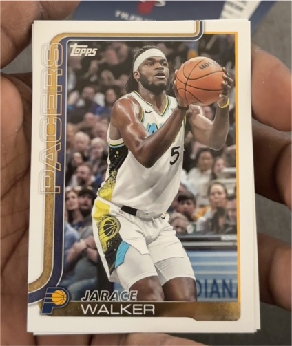 2025-26 Topps #50 Jarace Walker — front