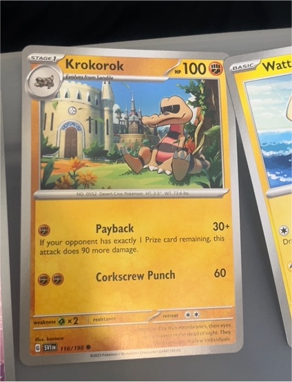 2023 Pokémon Scarlet & Violet #116 Krokorok — front