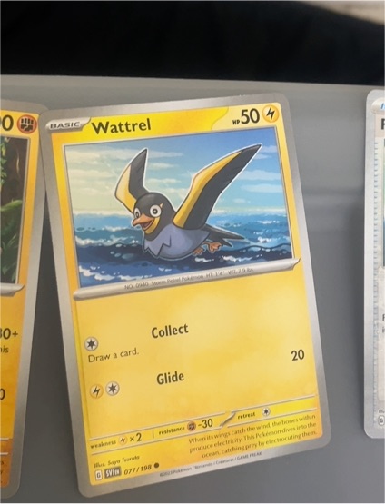 2023 Pokémon Scarlet & Violet #077 Wattrel — front