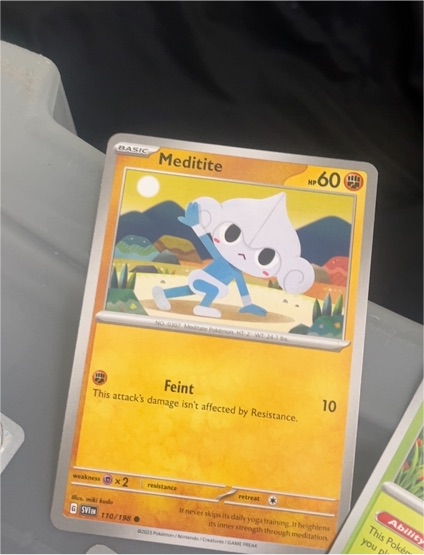 2023 Pokémon Scarlet & Violet #110 Meditite — front