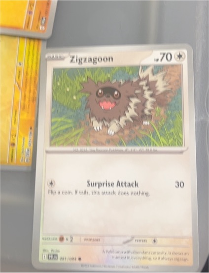 2025 Pokémon ME02 #081 Zigzagoon — front