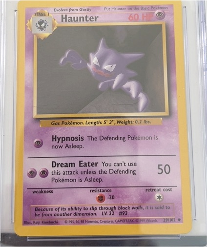 1999 Pokémon #29 Haunter — front