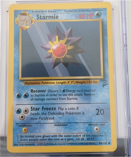 1999 Pokémon #64 Starmie — front