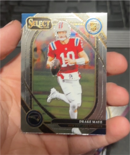 2024 Panini Select Club Level #218 Drake Maye — front