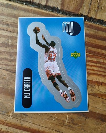 1998-99 Upper Deck MJ Sticker Collection #SU31 Michael Jordan — front