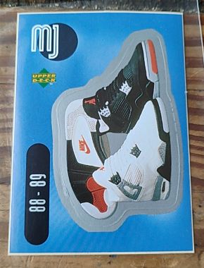 1998 Upper Deck Michael Jordan Stickers #SU06 — front