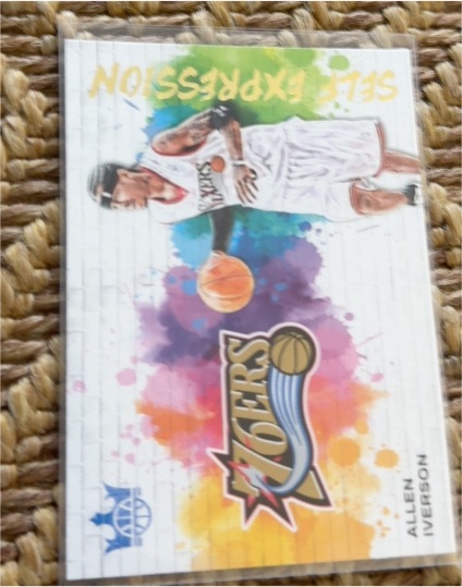 2023 Panini Court Kings Self Expression Allen Iverson — front