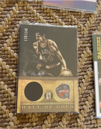2011-12 Panini Gold Standard Hall of Gold #HOG-44 George Gervin — front