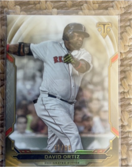 2019 Topps Triple Threads #97 David Ortiz — front