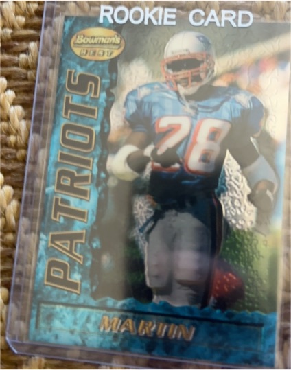 1995 Bowman's Best #74 Curtis Martin — front