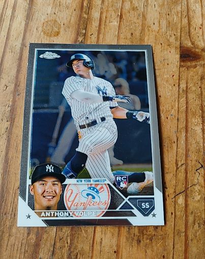 2023 Topps Chrome #4 Anthony Volpe — front