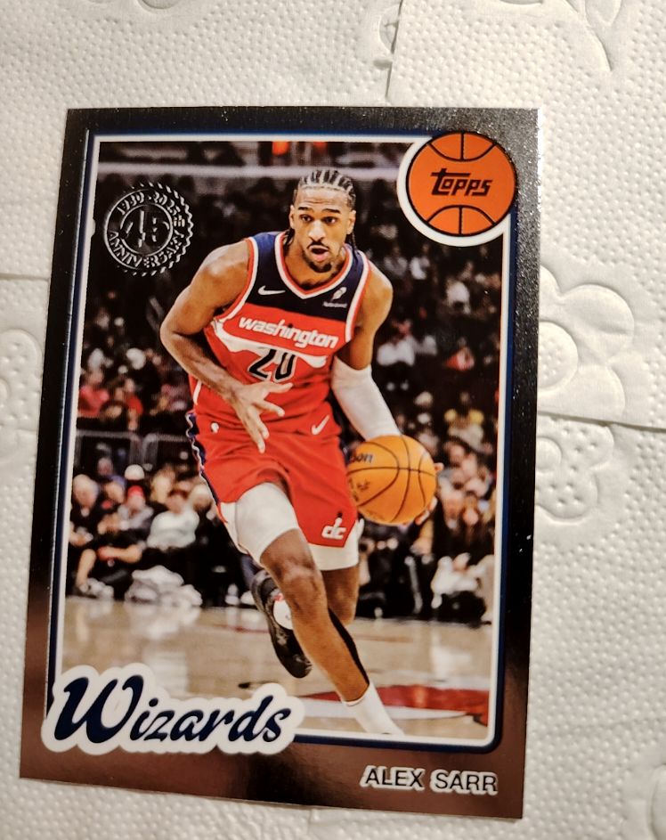 2025-26 Topps 1980-81 Topps Basketball #80BK-23 Alex Sarr — front