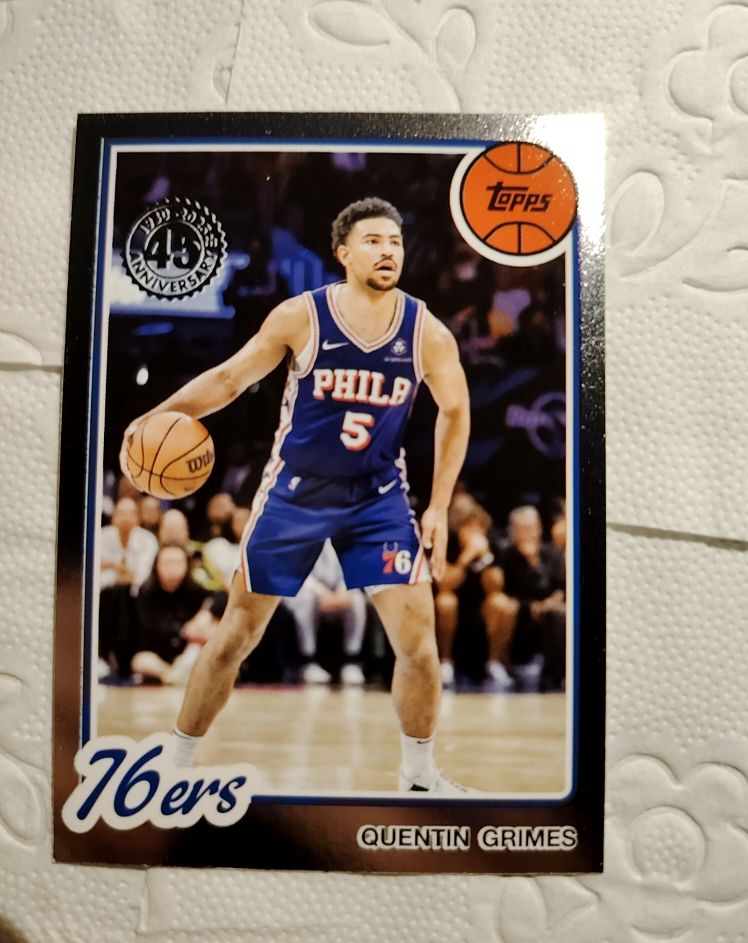 2025 Topps 45th Anniversary #80BK-46 Quentin Grimes — front