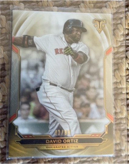 2019 Topps Triple Threads #97 David Ortiz — front