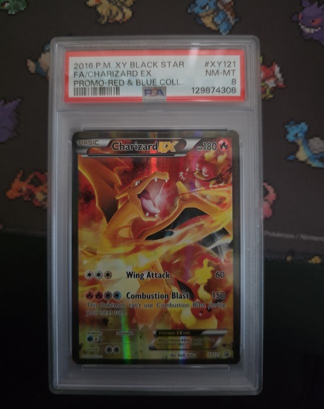 2016 Pokémon XY Black Star Promo #XY121 Charizard EX — front