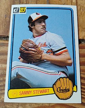 1983 Donruss #203 Sammy Stewart — front