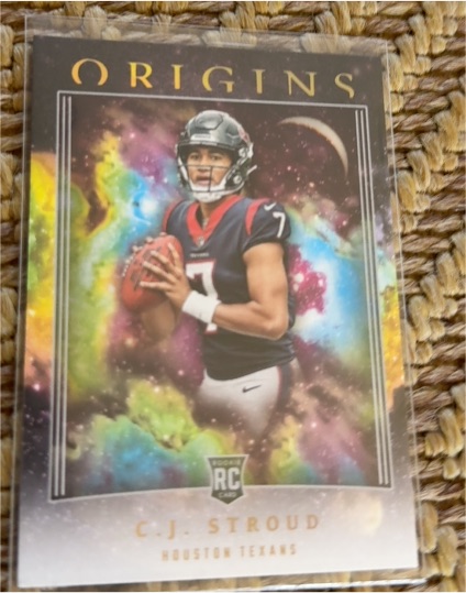 2023 Panini Origins #103 C.J. Stroud Rookie Card — front