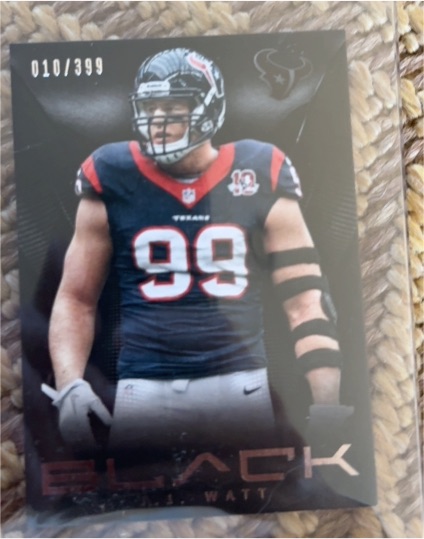 2013 Panini Black #Black J.J. Watt — front