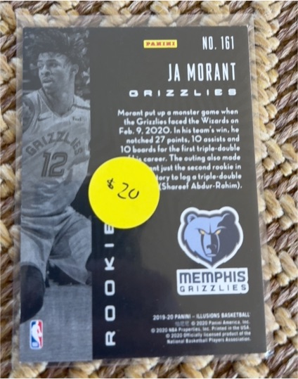 2019-20 Panini Illusions #161 Ja Morant — front