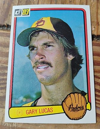 1983 Donruss #187 Gary Lucas — front