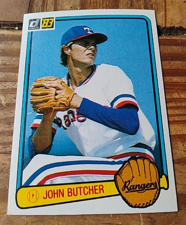 1983 Donruss #37 John Butcher — front