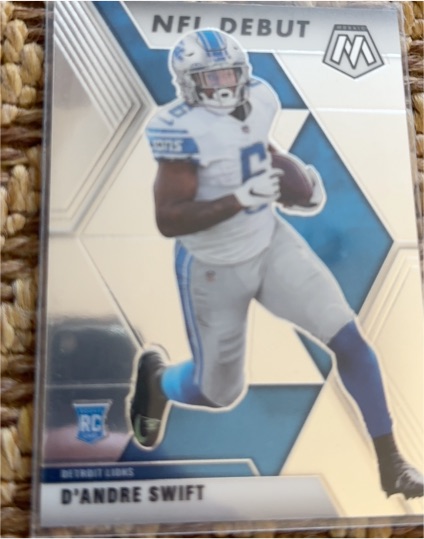 2020 Panini Mosaic #274 D'Andre Swift NFL Debut Rookie — front