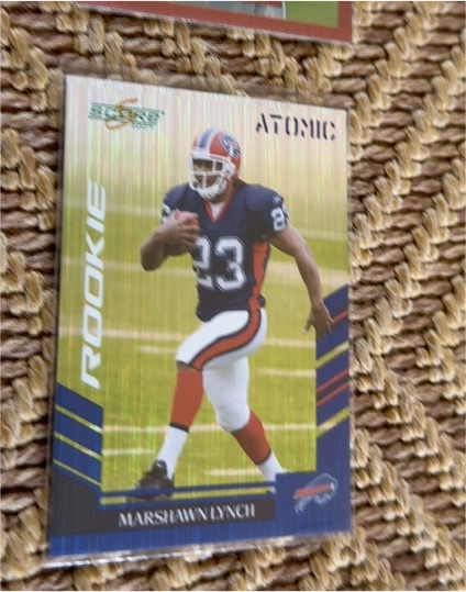 2007 Score #381 Marshawn Lynch Rookie — front