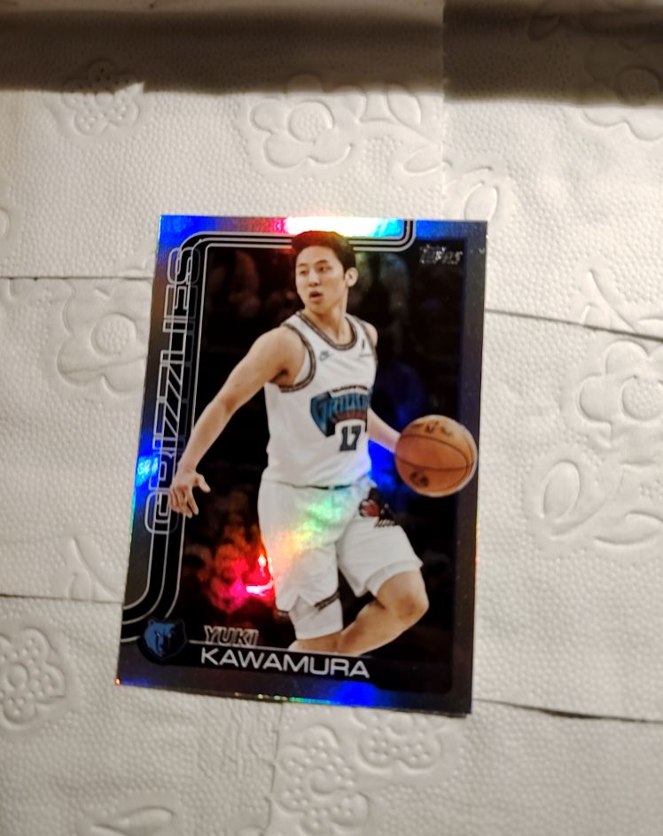 2025-26 Topps Blackout #188 Yuki Kawamura — front