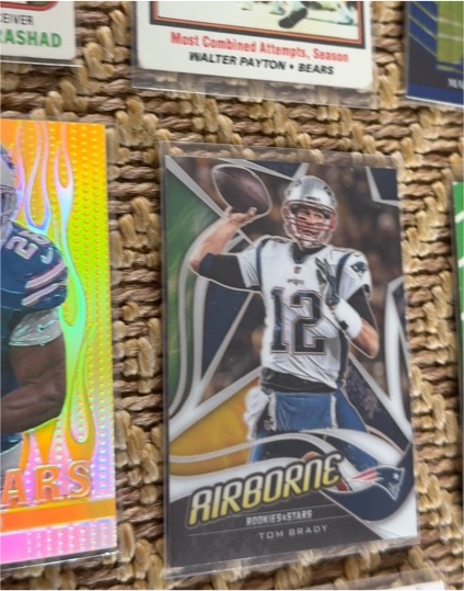 2000 Donruss Airborne Rookie Stars #AIRB Tom Brady — front